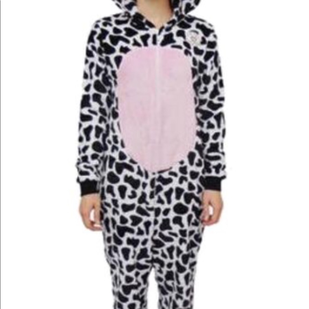 Unisex Adult Onesie Cow Design